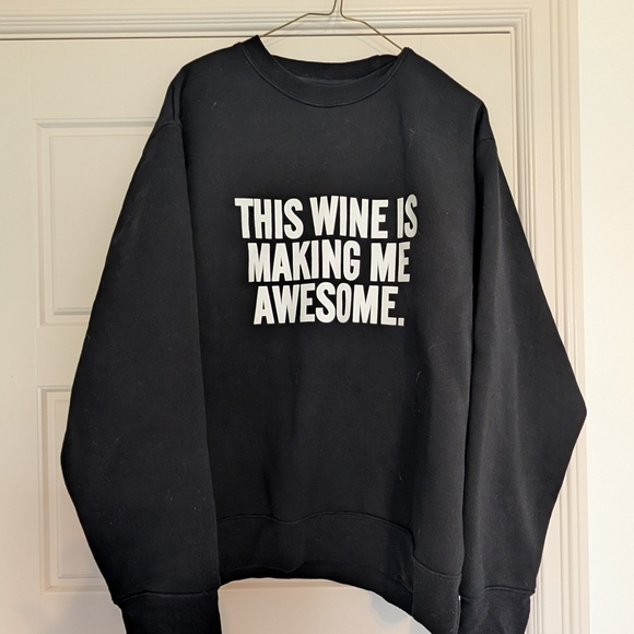 Brunette The Label This Wine Is Making Me Awesome M/L - Picture 2 of 5